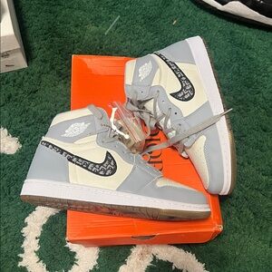 Dior Jordan 1 Size 8